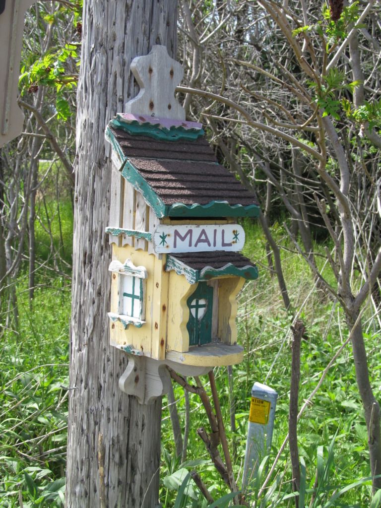 Little Yellow House Mailbox London, Ontario Themed Homemade